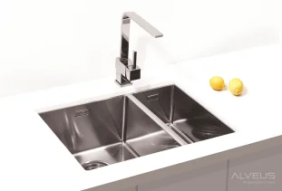 ALVEUS köögivalamu MONARCH QUADRIX 120 parem, 545x400x200mm, U, roostevaba teras, antratsiit