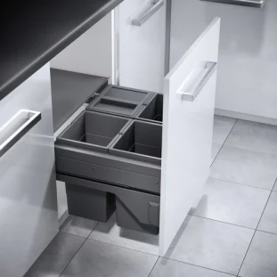 HAILO AS Cargo prügisüsteem 600mm 4x13L, tumehall L568 x S434 x K370