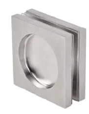 CDA tabletkäepide kandiline 60mmx60mm klaasile 10-12mm toon RST kroom