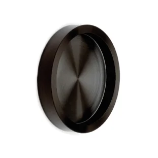 GF käepide klaasile liimitav Ø65 mm must