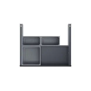VAUTH-SAGEL ENVI Orga-Board sahtel, L600mm, 1x1,2L/1x2,7L hoidik, tumehall (90007091)