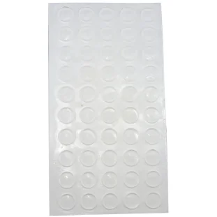 SCH Stopper kleebitav, 8x1,6mm, läbipaistev, 1 leht=50tk
