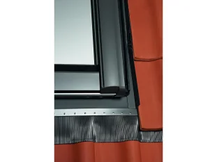 ROTO Katuseakna plekk EDZ 074/140 Rx200SB, antratsiit - Lainelistele kivikatustele Designo akendele