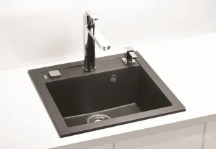 ALVEUS köögivalamu FORMIC 20, 520x510mm, I/U, graniit, carbon-G91