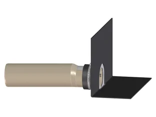 HL Parapetilehter DN110, bituumenkraega - HL68H.0/110
