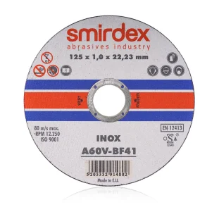 SMIRDEX metalli lõikeketas Inox 125x1mm
