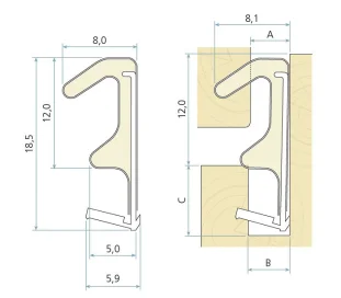 SCH QL3096 pruun RAL8019 tihend 1pk=2x200m