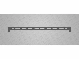 GreenteQ PVC aknalaua ühendusprofiil otse jätkamiseks, 500mm, tumehall