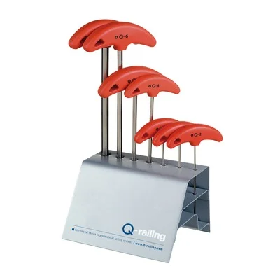QRAIL kuuskantvõtmete komplekt set 7 PCS size 2,5-3-4-5-6-8-10