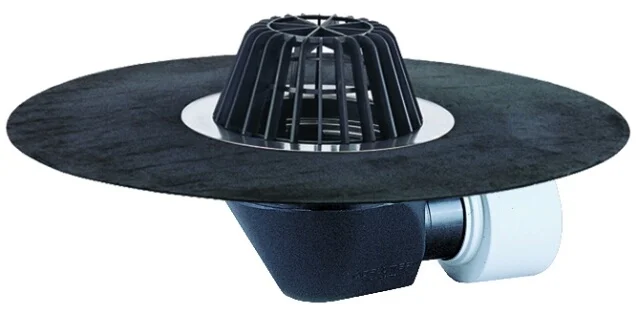 HL lamekatusekaev DN75/110mm, horisontaalne, küttekaabliga (10-30W,230V), bituumenkraega - HL64.1H
