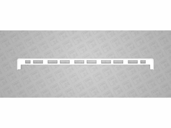 GreenteQ PVC aknalaua ühendusprofiil otse jätkamiseks, 500mm, valge