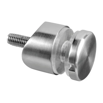 QRAIL punktkinnitus MOD0746 torule Ø 33,7mm 6-16mm klaasile AISI304 harjatud