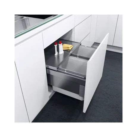 VAUTH-SAGEL ENVI Space prügisüsteem, L600mm, 1x29L/1x16L, hõbedane