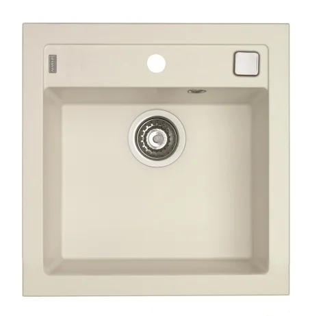ALVEUS köögivalamu FORMIC 20, 520x510mm, I/U, graniit, pearl-G01M