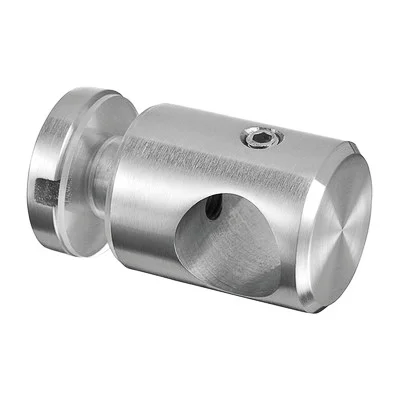 QRAIL punktkinnitus MOD0746 torule Ø 16,0mm 6-12mm klaasile AISI304 harjatud