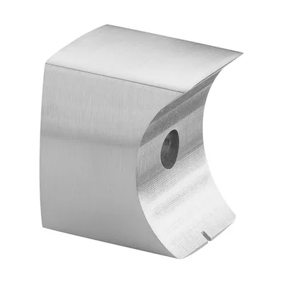 QRAIL adapter MOD0629 Ø 33,7mm torule AISI316 harjatud