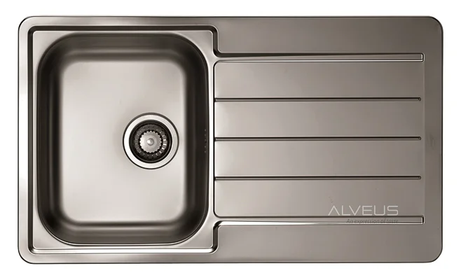 ALVEUS köögivalamu MONARCH LINE 20, 860x500mm, I, roostevaba teras, antratsiit