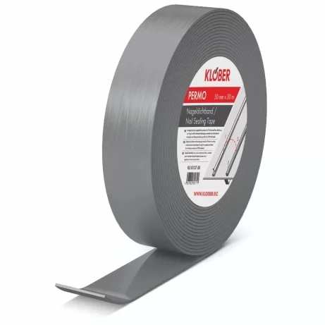 KLÖBER Permo Naelatihendusteip 50mm x 30m, 3mm PE-vaht, ühepoolne liim, kastis 10tk