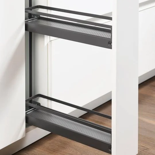 PEKA KESSEBÖHMER Arena Style 150mm väljat.üksus 2 alum.korviga, antratsiit