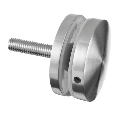 QRAIL punktkinnitus MOD0745 Ø 60mm 8-21mm klaasile AISI316 harjatud