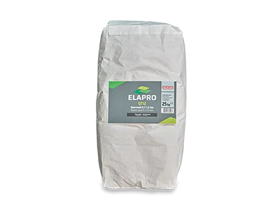 ELAPRO Kvartsliiv Q712 - 0.7 -1.2 mm - 25 kg, kulu 4 kg/m²