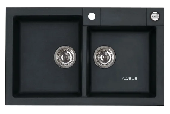 ALVEUS köögivalamu ROCK 90, 780x480mm, I, graniit, carbon-G91