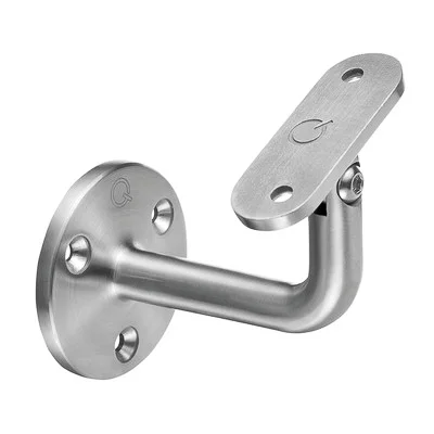 QRAIL käsipuu kinniti MOD0102 seinal sileda tallaga liikuva peaga AISI304 harjatud