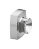 QRAIL adapter MOD0774 siledale pinnale AISI316 harjatud