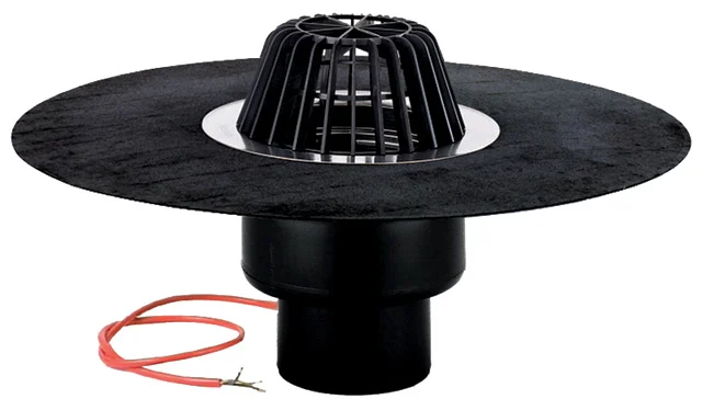 HL lamekatusekaev DN110mm, küttekaabliga (10-30W,230V), bituumenkraega - HL62.1H/1