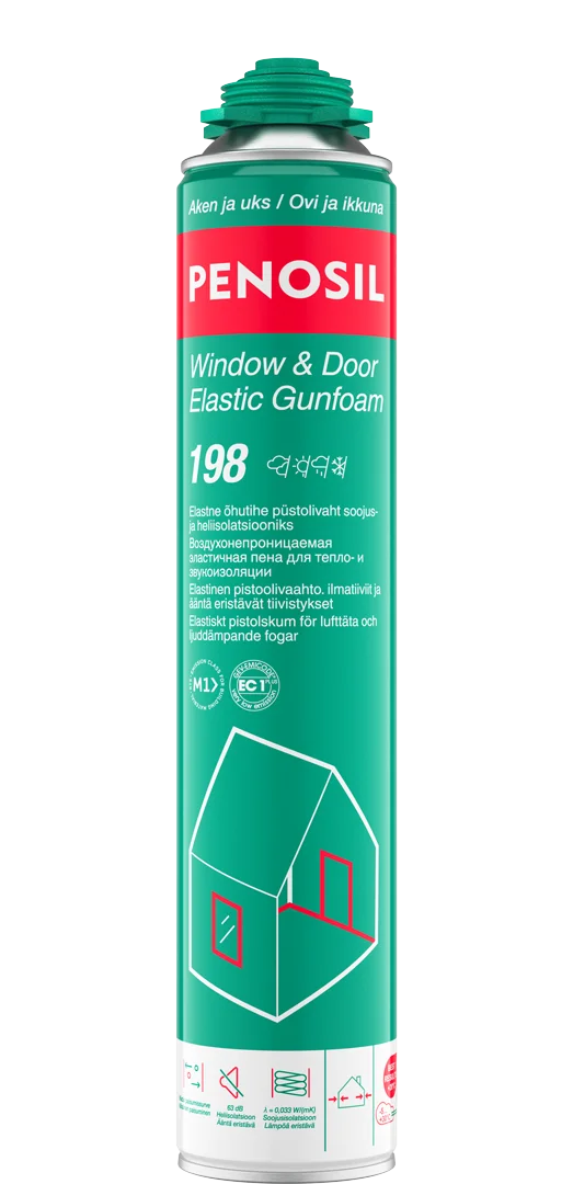 PENOSIL akna ja ukse suvine montaaživaht 156, suurendatud väljatulekuga, sisu 870 ml (kuni +40 C)