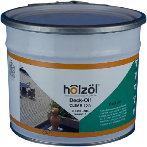 HOLZÖL DECK-OIL Terrassiõli WALNUT (pähkel), 2,5L