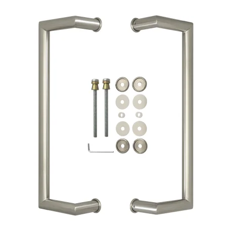 greenteQ torukäepide SG L400-D25 4 teravnurgaga RST harjatud läbikinnitusega 10-80mm