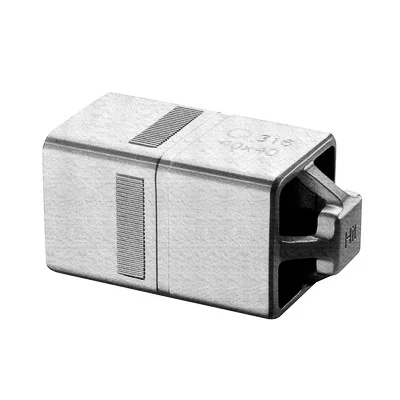 QRAIL liitmik MOD5792 torule 40x40x2mm AISI316 harjatud