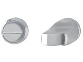 HOPPE kilp MSK91/845S/OL45 38-43mm SK/OL 5-8 DIN F42-R harjatud nikkel minirosetiga