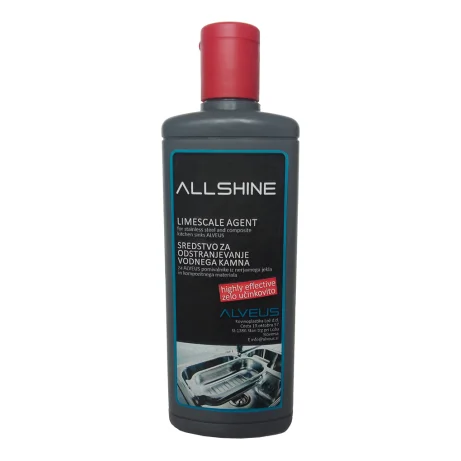 ALVEUS ALLSHINE puhastusvahend terasest ja komposiit valamutele (250ml)