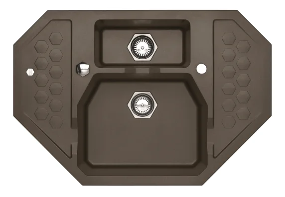 ALVEUS köögivalamu SENSUAL 60, 900x610mm, I, graniit, chocolate-G03M