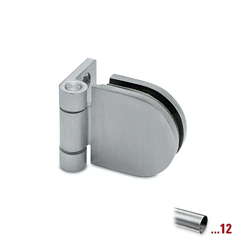 GF hing klaasuksele MOD0202 sein/klaas 90 kraadi ukse kaal 35kg 8-10mm klaasile toon RST harjatud