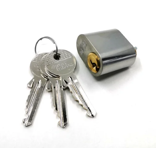dormakaba südamik AP1000 6325 OHZ ovaalne välimine nikkel + 3võtit 5 PIN