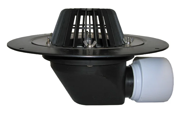 HL lamekatusekaev DN75/110mm, horisontaalne, surverõngaga ühendusega - HL64