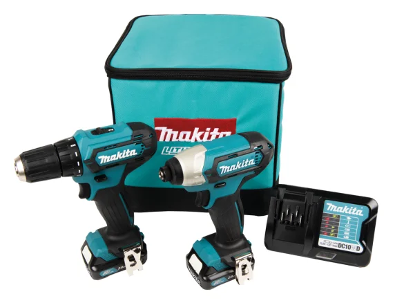 Makita Akutööriistade komplekt 12V, 2x2,0 Ah akut+22min laadija
