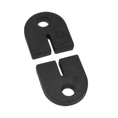 QRAIL tihend klambrile MOD28 8mm klaasile 2tk=1klamber