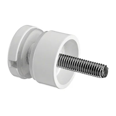 QRAIL punktkinnitus MOD0746 klaasile 6-16mm Ø30mm zamack RAL9016