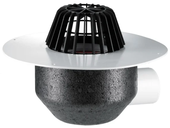 HL lamekatusekaev DN110mm, horisontaalne, PVC-kraega - HL64P/1