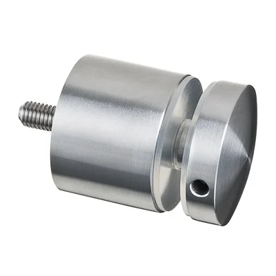 QRAIL punktkinnitus MOD0745 Ø 60mm 8-21mm klaasile tald 30mm  AISI304 harjatud