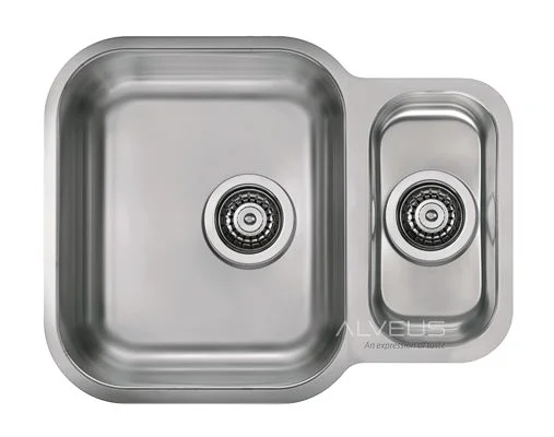 ALVEUS köögivalamu DUO 70, 560x440mm, U, roostevaba teras, satiin