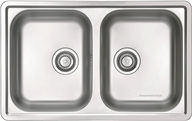 ALVEUS köögivalamu LINE MAXIM 90, 795x505mm, F/S, pööratav, roostevaba teras, satiin
