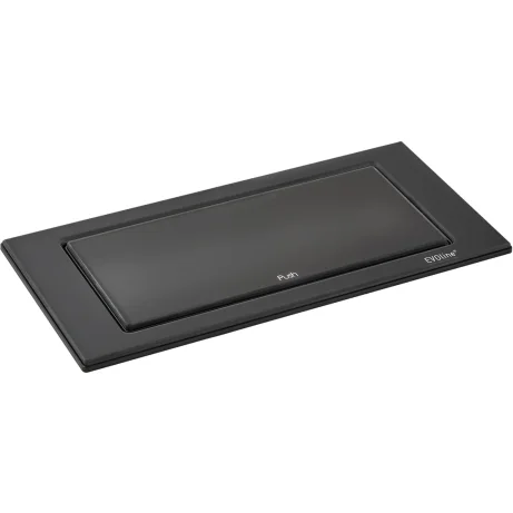 SCH EVOline Backflip pistikupesa, 2xSchuko+1xUSB-C , must matt klaas