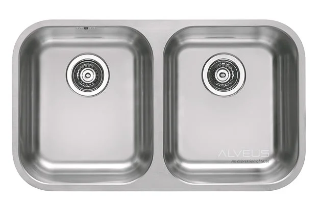 ALVEUS köögivalamu DUO 30, 752x440mm, U, roostevaba teras, satiin