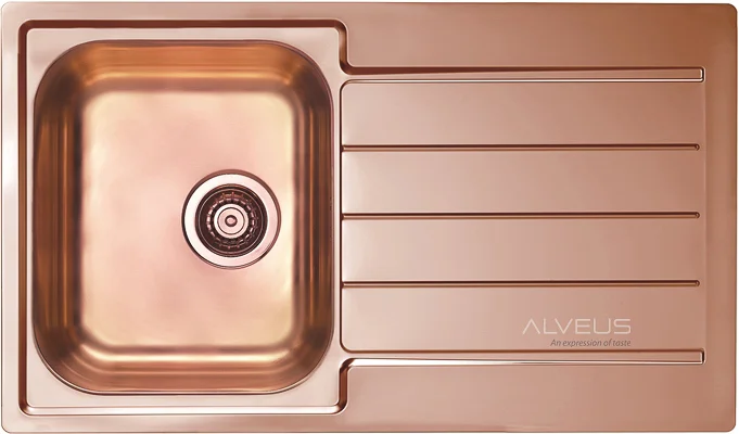 ALVEUS köögivalamu MONARCH LINE 20, 860x500mm, I, roostevaba teras, vask
