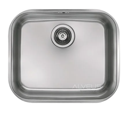 ALVEUS köögivalamu VARIANT 10, 480x400x180mm/D, U, roostevaba teras, satiin